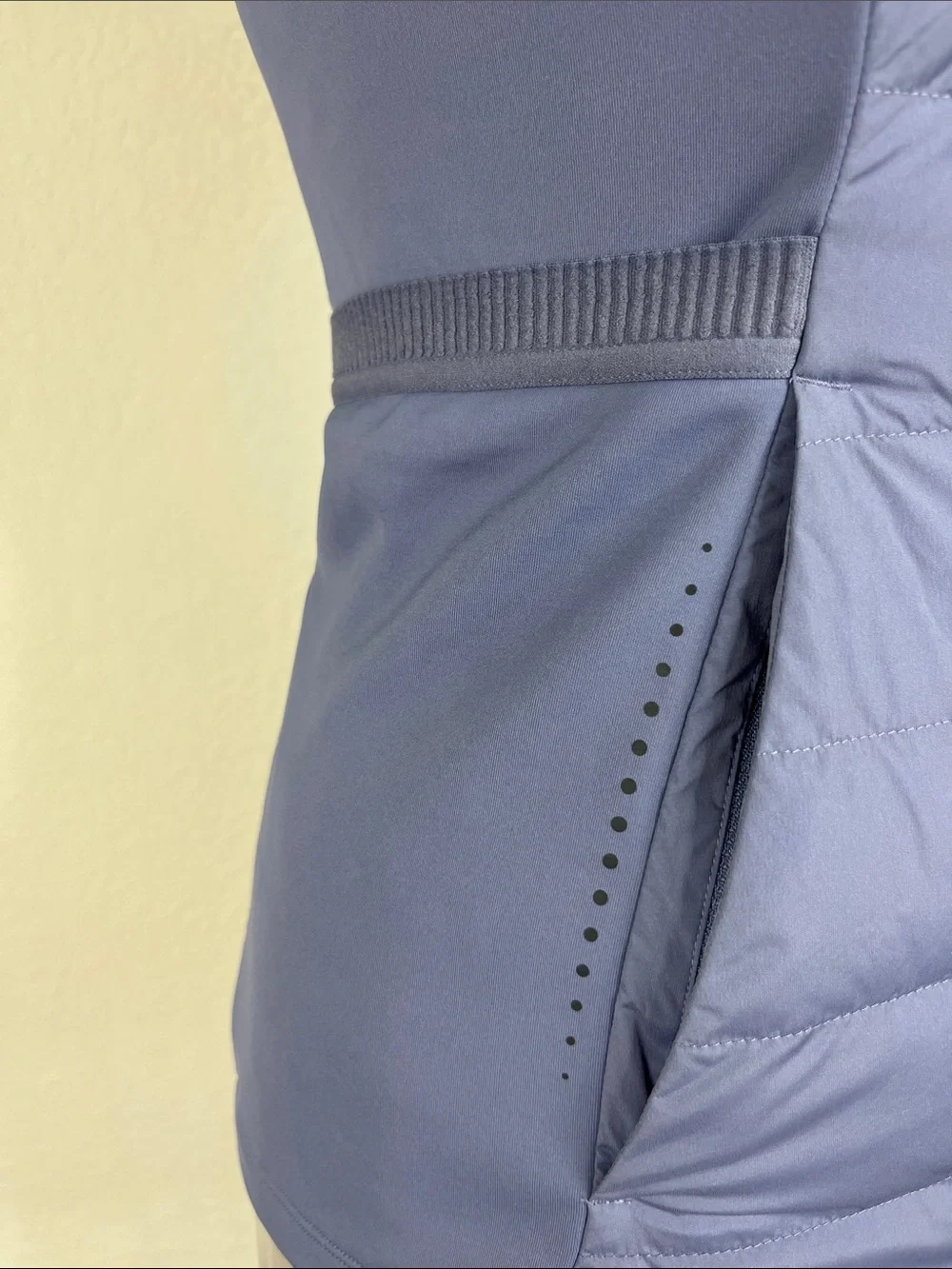 Lululemon Down For It All Down Quilted Running Vest Peri Purple PrimoLodt